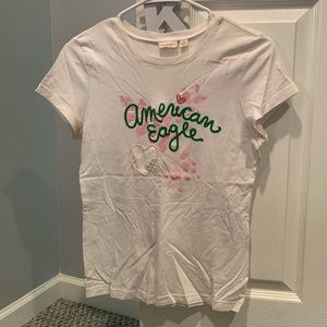 American Eagle Outfitters Embroidered T-Shirt